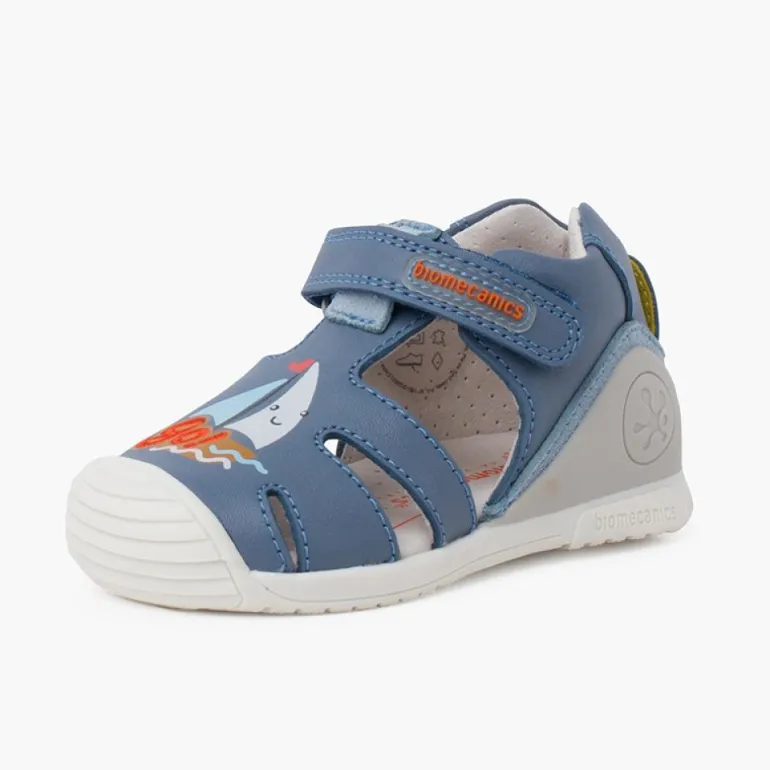 Menino Pisamonas Sandálias Biomecanics Fecho Aderente Barquinho