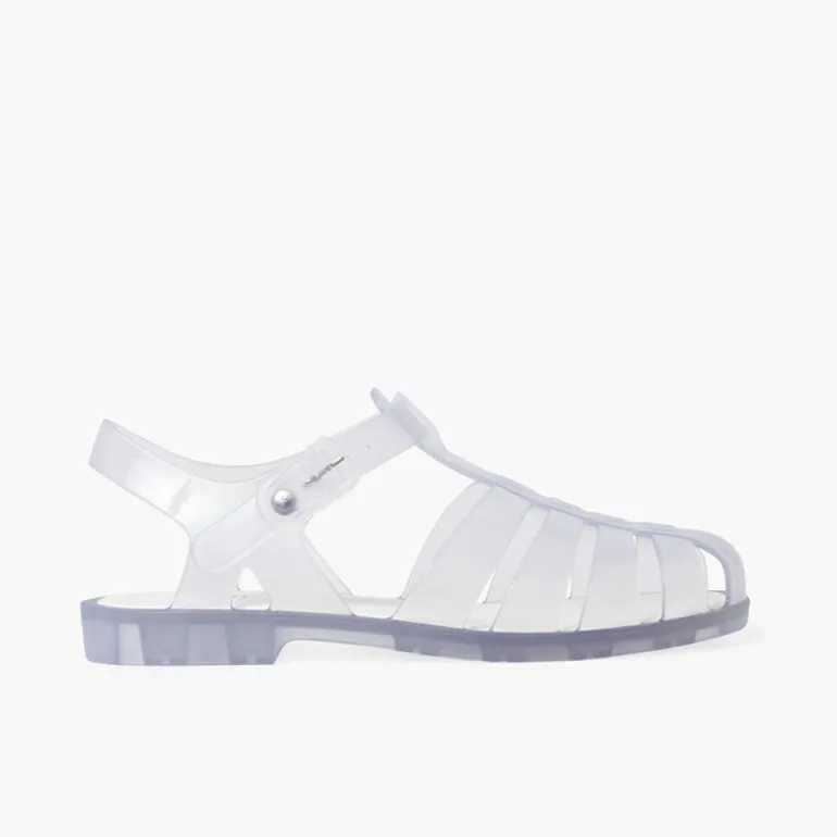 Mulher Pisamonas Sandálias De Borracha Classicas Mulher Biarritz Cristal