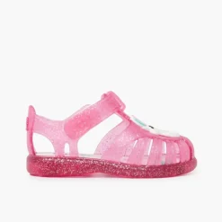 Menino Pisamonas Sandálias De Borracha Glitter Unicornio Tira Aderente