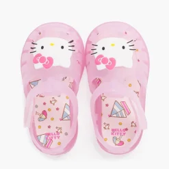 Menino Pisamonas Sandálias De Borracha Hello Kitty Fecho Aderente