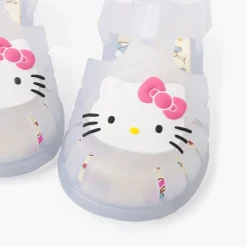 Menino Pisamonas Sandálias De Borracha Hello Kitty Fecho Aderente