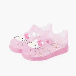 Menino Pisamonas Sandálias De Borracha Hello Kitty Fecho Aderente