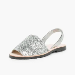 Mulher Pisamonas Sandálias Menorquinas Glitter Menina E Mulher