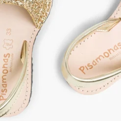 Mulher Pisamonas Sandálias Menorquinas Glitter Menina E Mulher