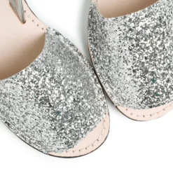 Mulher Pisamonas Sandálias Menorquinas Glitter Menina E Mulher