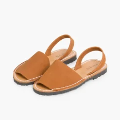 Mulher Pisamonas Sandálias Menorquinas Nobuck