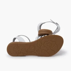 Menina Pisamonas Sandálias Tiras Cruzadas Pulseira Tornozelo