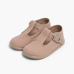 Menino Pisamonas Sapato Pepito Tela Com Fivela