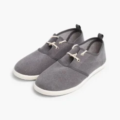 Menino Pisamonas Sapatos Blucher Atacadores Sola De Borracha
