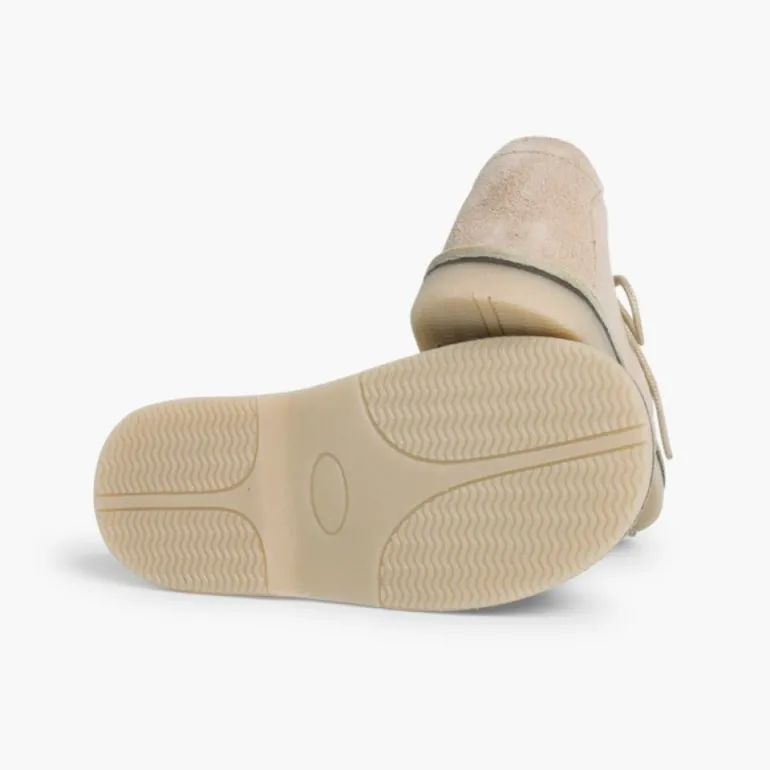 Menino Pisamonas Sapatos Blucher Camurca Com Picotado
