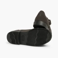 Menino Pisamonas Sapatos Blucher Camurca Fivela