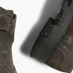 Menino Pisamonas Sapatos Blucher Camurca Fivela