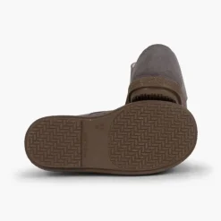 Menina Pisamonas Sapatos Blucher Camurca Franjas Lisos