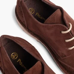 Menino Pisamonas Sapatos Blucher Com Picotado