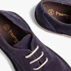 Menino Pisamonas Sapatos Blucher Com Picotado