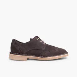 Menino Pisamonas Sapatos Blucher Com Picotado