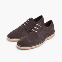 Menino Pisamonas Sapatos Blucher Com Picotado