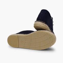 Menina Pisamonas Sapatos Blucher De Lona Com Sola Alpargata