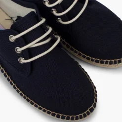 Menina Pisamonas Sapatos Blucher De Lona Com Sola Alpargata