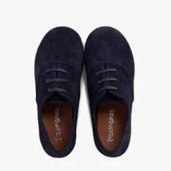 Menina Pisamonas Sapatos Blucher Menina E Mulher Camurca