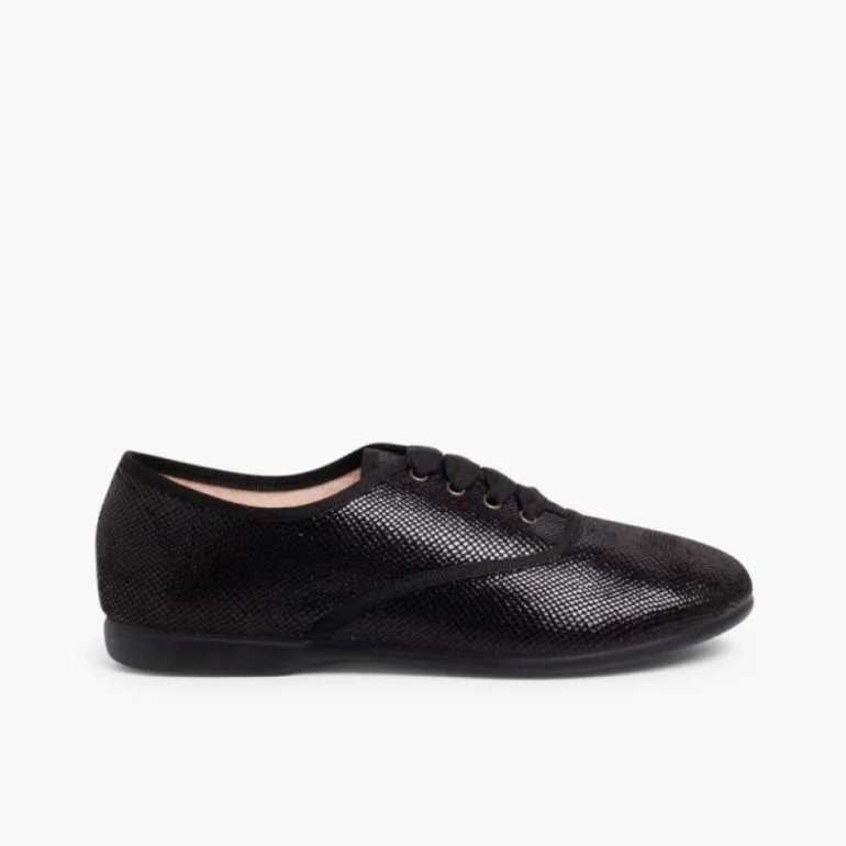 Menina Pisamonas Sapatos Blucher Menina E Mulher Tipo Serpente