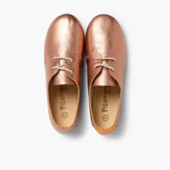 Menina Pisamonas Sapatos Blucher Menina E Mulher Metalizados