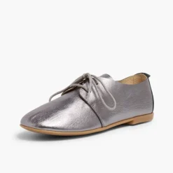 Menina Pisamonas Sapatos Blucher Menina E Mulher Metalizados