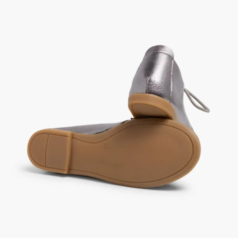 Menina Pisamonas Sapatos Blucher Menina E Mulher Metalizados