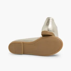 Menina Pisamonas Sapatos Blucher Menina E Mulher Metalizados