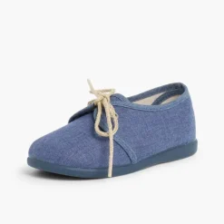Menina Pisamonas Sapatos Blucher Menino Lona