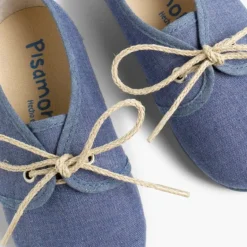 Menina Pisamonas Sapatos Blucher Menino Lona