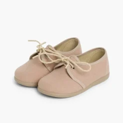 Menina Pisamonas Sapatos Blucher Menino Lona