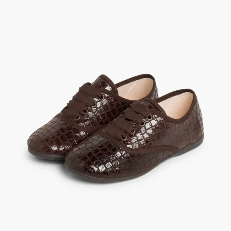 Menina Pisamonas Sapatos Blucher Mulher E Menina Coco