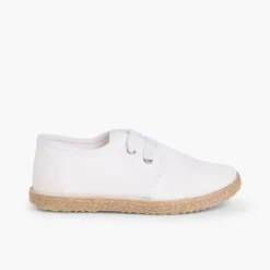 Menino Pisamonas Sapatos Blucher Sola Alpargata Efeito Raso