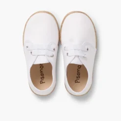 Menino Pisamonas Sapatos Blucher Sola Alpargata Efeito Raso