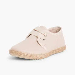 Menino Pisamonas Sapatos Blucher Sola Alpargata Efeito Raso