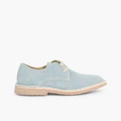 Menino Pisamonas Sapatos Blucher Tela De Saco