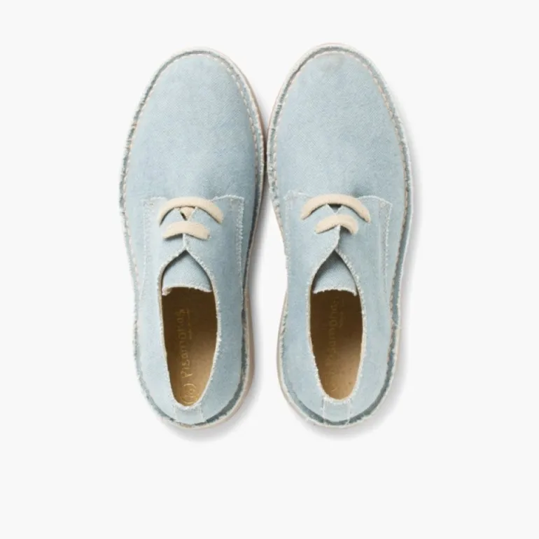 Menino Pisamonas Sapatos Blucher Tela De Saco