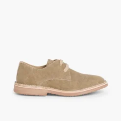 Menino Pisamonas Sapatos Blucher Tela De Saco