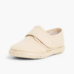 Menina Pisamonas Sapatos Blucher Tiras Aderentes Sola Alpargata