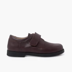 Menino Pisamonas Sapatos Colegiais Menino Tiras Aderentes