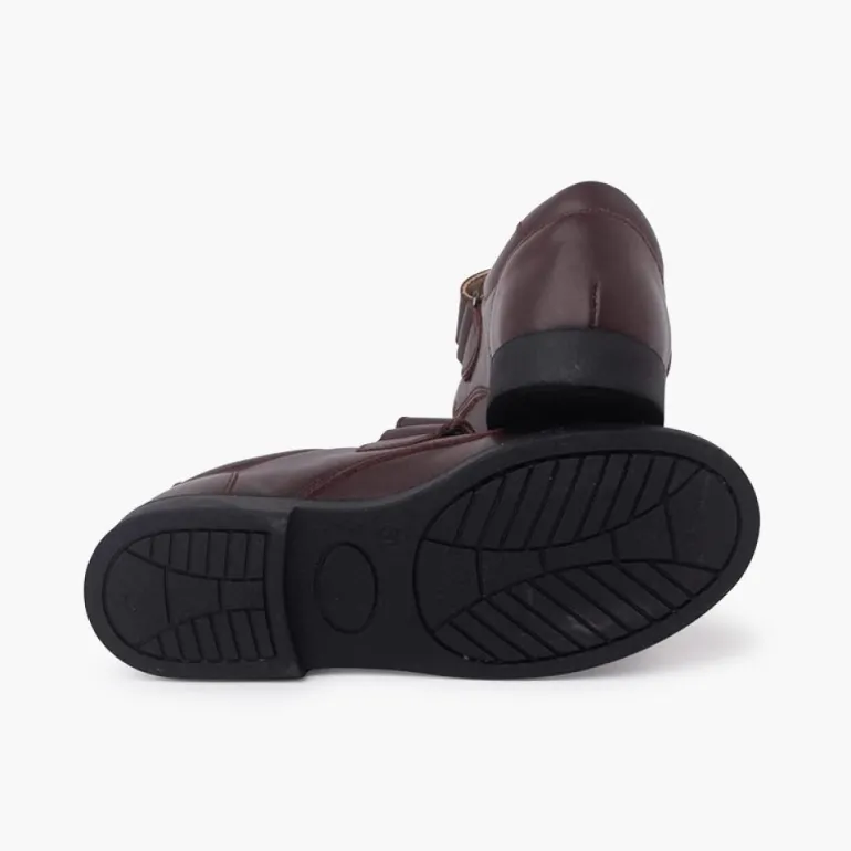 Menino Pisamonas Sapatos Colegiais Menino Tiras Aderentes