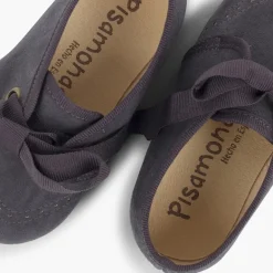 Menina Pisamonas Sapatos Crianca Tipo Blucher Com Laco E Picotados