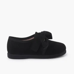 Menina Pisamonas Sapatos Crianca Tipo Blucher Com Laco E Picotados