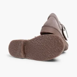 Menina Pisamonas Sapatos De Carneira Com Franjas