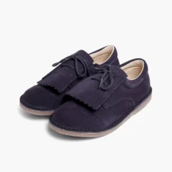 Menina Pisamonas Sapatos De Carneira Com Franjas
