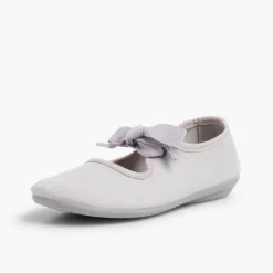 Menina Pisamonas Sapatos De Tela Nortenas Com Laco