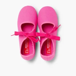 Menina Pisamonas Sapatos De Tela Nortenas Com Laco