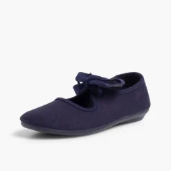 Menina Pisamonas Sapatos De Tela Nortenas Com Laco