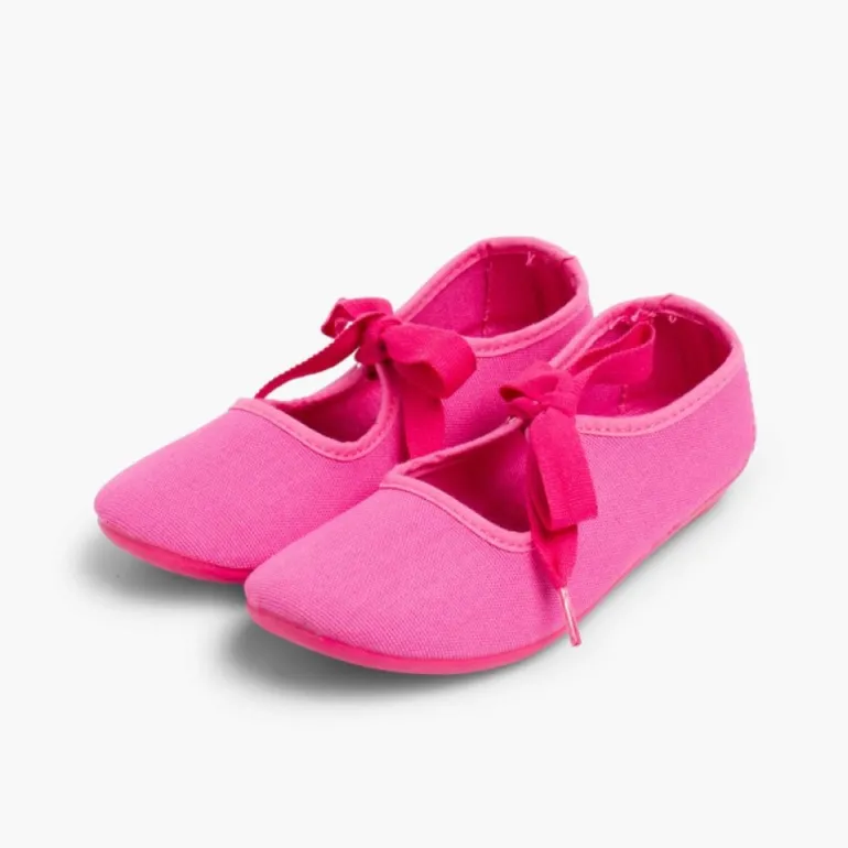 Menina Pisamonas Sapatos De Tela Nortenas Com Laco